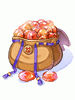 Red Gemstone Pouch