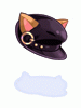 Black Cat Ears Beret [1]