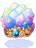 Costume Aura Quartz Crown