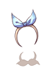 Costume Blue Ribbon Headband