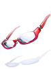 Costume Under Rimmed Glasses (Red)
