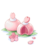 Cherry Blossom Rice Cake