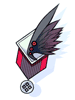 Broche das Asas das Sombras