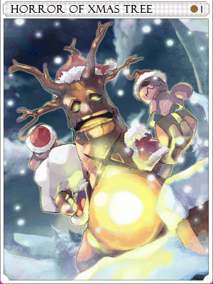 Decorated Evil Tree Card