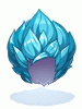 Costume Hair of Strong (Blue)