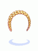 Tiara de Trança Loira