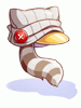 Costume Wildcat Knit Cap (White)