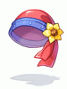 Costume Flower Summer Knit Hat