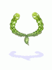 Costume Braid Half Up (Green)