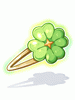 Costume Clover Hairpin