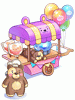 Costume Bear Candy Cart