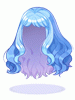 Cabelo Ondulado Cerúleo