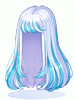 Costume Ocean Long Wig