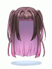 Costume: Two-Side Up (Black Purple)