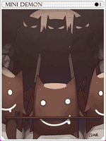Mini Demon Card