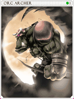 Carta Orc Arqueiro