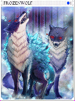 Frozen Wolf Card