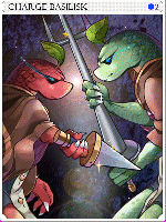 Charge Basilisk Card