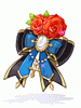 Costume Rose Gothic Ribbon