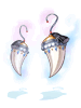 Gray Wolf Earring [1]