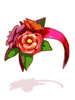Red Flower Hairband [1]