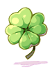 Four Leaf Clover in Mouth