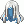 Costume Ocean Long Wig