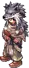 Armed villager
