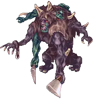 Animation du monstre