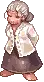 Sleepy Looking Old woman